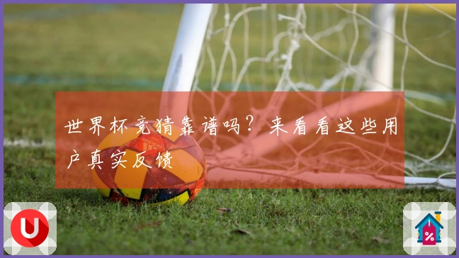 世界杯竞猜靠谱吗？来看看这些用户真实反馈