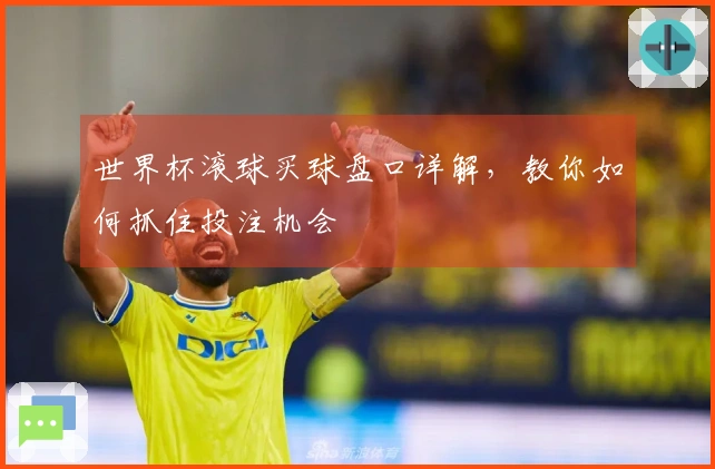 世界杯滚球买球盘口详解，教你如何抓住投注机会